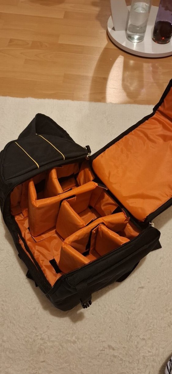 Nikon Siyah Sarı profosyonel Sırt Çantası - Görsel 3