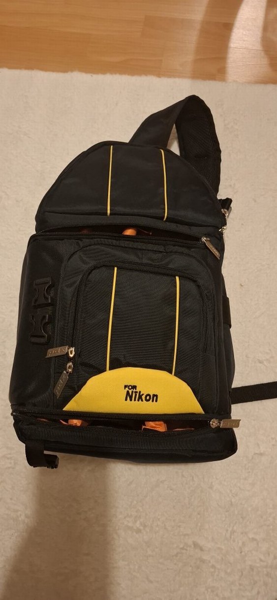 Nikon Siyah Sarı profosyonel Sırt Çantası - Görsel 2