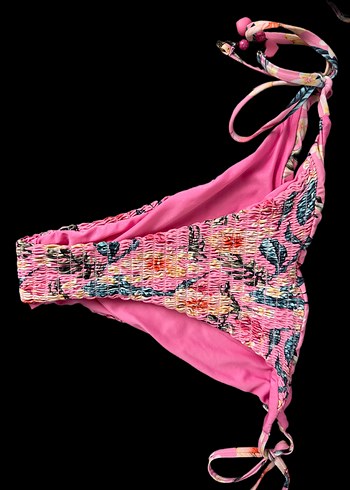 Dagi Pembe çiçek desenli Bikini takımı - Görsel 2