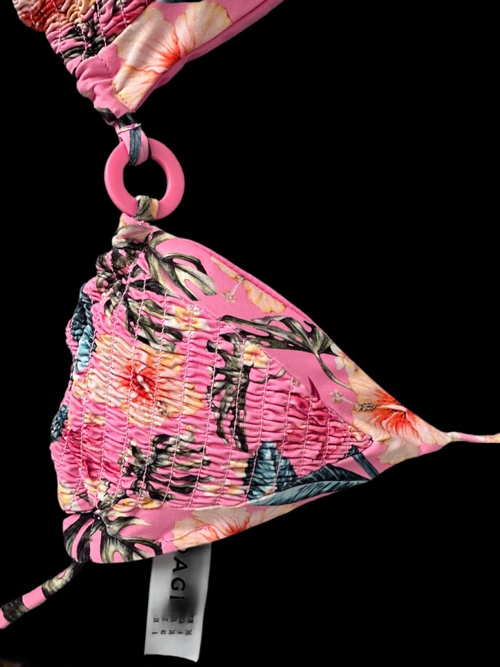 Dagi Pembe çiçek desenli Bikini takımı - Görsel 3