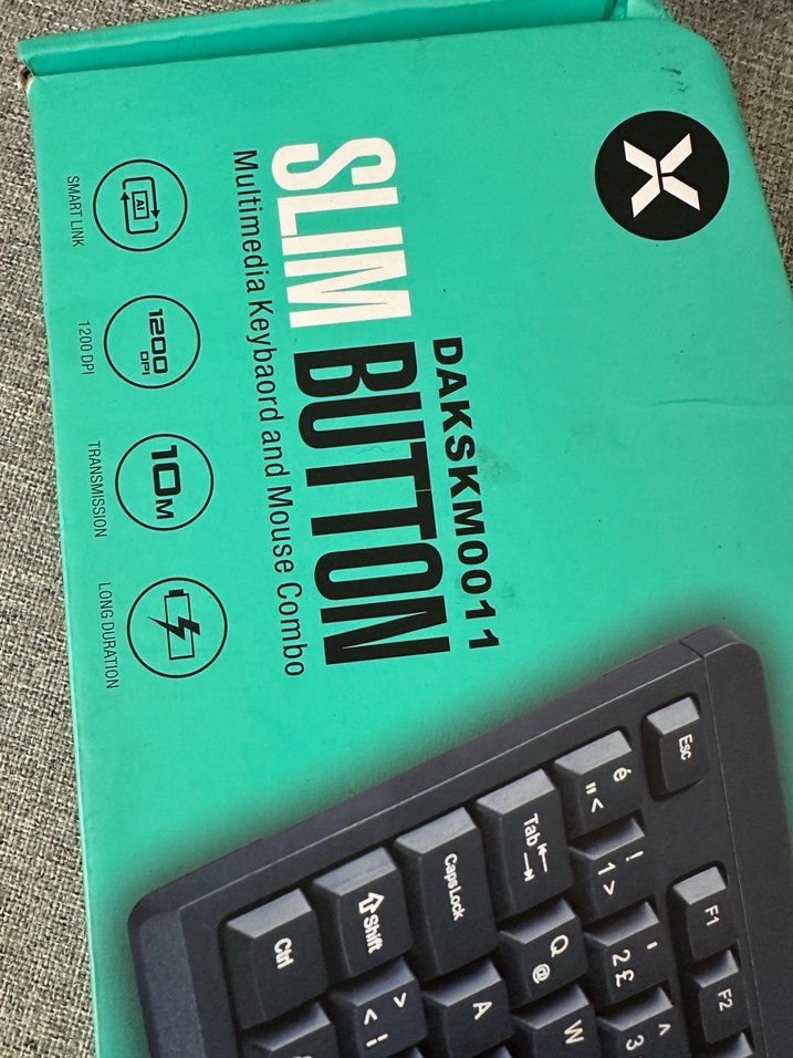 Slimbutton Siyah Kablolu Klavye ve Mouse Seti - Görsel 2