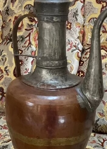 En az 50 senelik kızıl bakır ibrik - Görsel 2