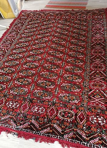 Kilim desenli harika sıfır gibi duvar halısı - Görsel 5