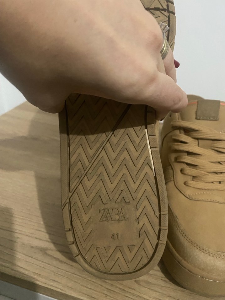 Zara Erkek Ayakkabı Taba Renk - Görsel 4