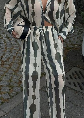 Zebra Desenli Salaş Takım - Görsel 2