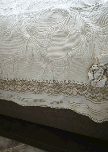 krem gold yatak Örtüsü pike - Görsel 4