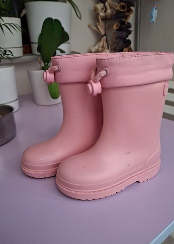 25 Beden pembe Renk Pembe Kız Çocuk Lastik Çizme