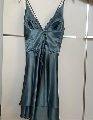 Mini saten abiye - Görsel 2