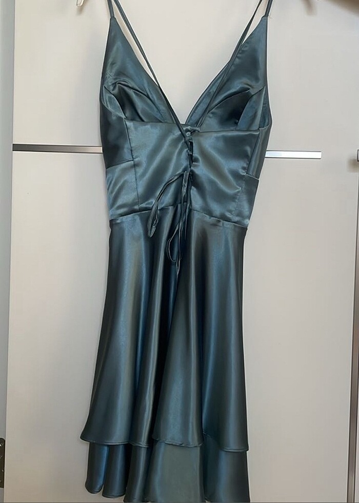 Mini saten abiye - Görsel 2