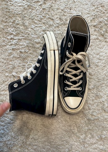 Converse Kadın Siyah Bağcıklı Spor Ayakkabı - Görsel 4