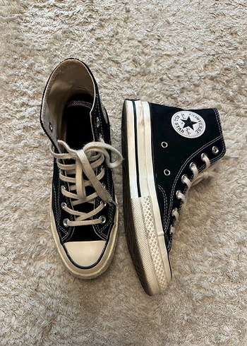 Converse Kadın Siyah Bağcıklı Spor Ayakkabı - Görsel 6