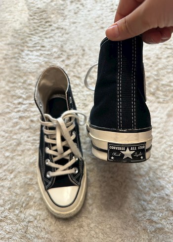 Converse Kadın Siyah Bağcıklı Spor Ayakkabı - Görsel 7