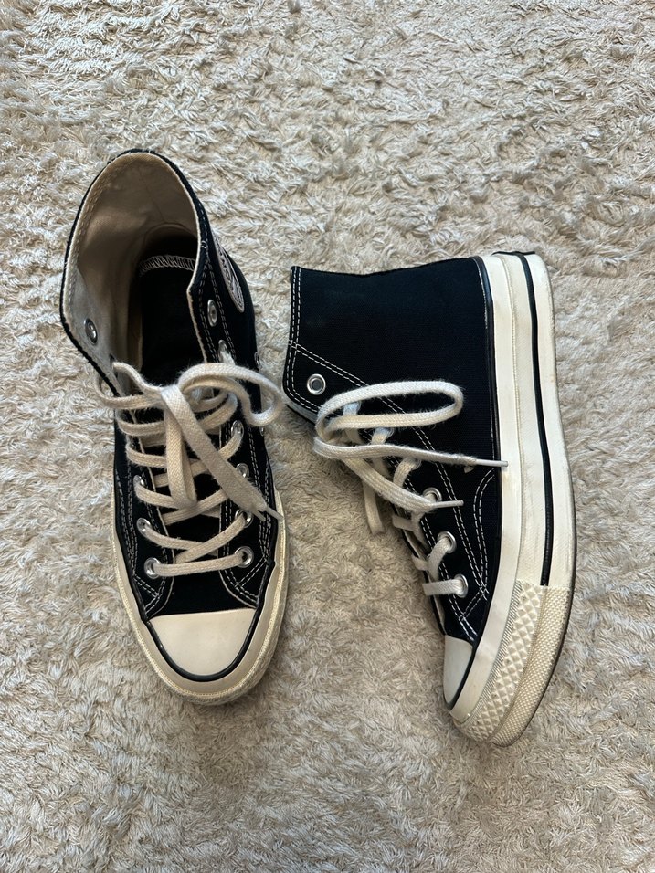 Converse Kadın Siyah Bağcıklı Spor Ayakkabı - Görsel 5