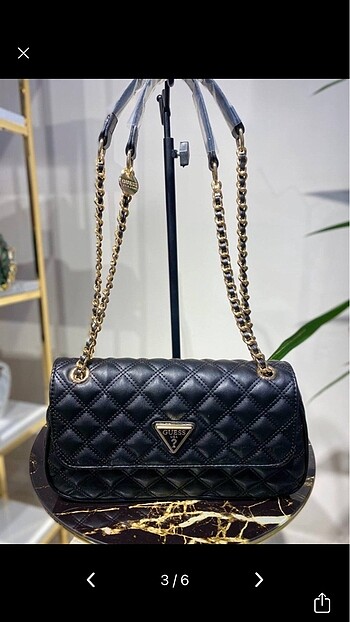 Guess kapitone çanta