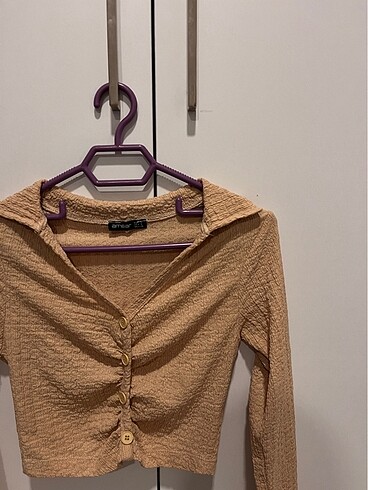 s Beden Camel Croptop bluz