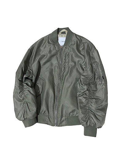 BERSHKA ÜNİSEX OVERSİZE BOMBER CEKET | M BEDEN |