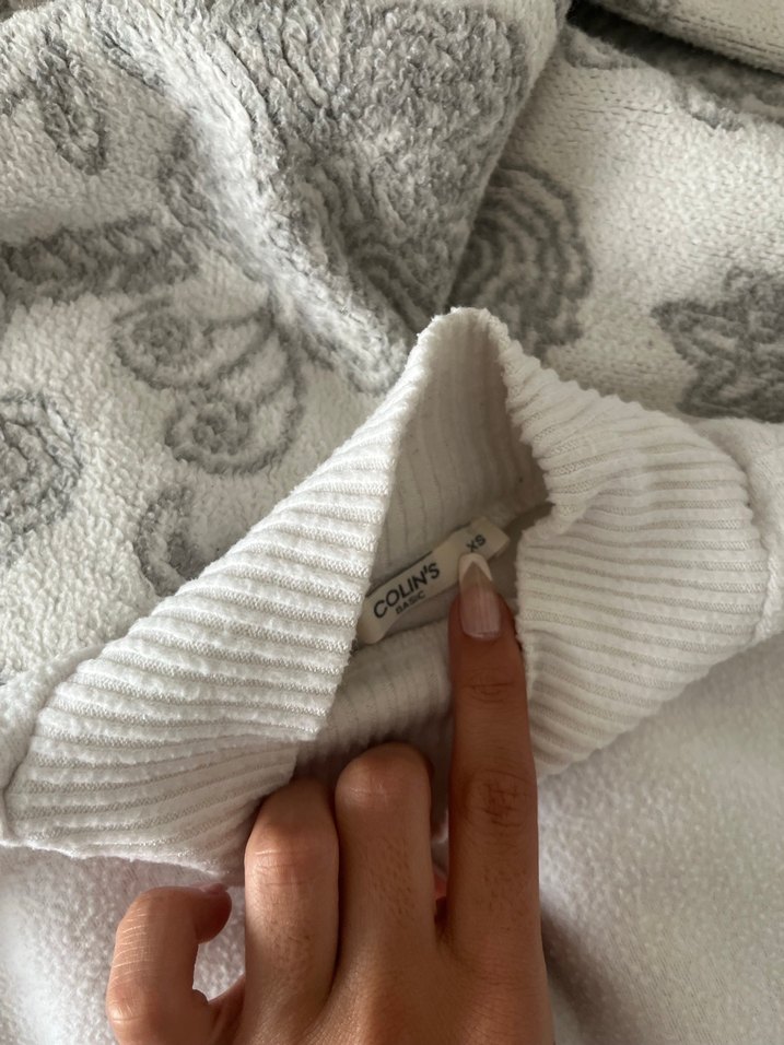 Beyaz kazak - Görsel 3