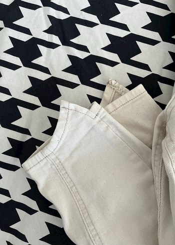 Krem mom jean - Görsel 3