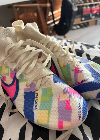 Erkek Çok Renkli Bağcıklı Street Wear Futbol Ayakkabısı orijinal - Görsel 5