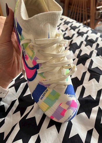 Erkek Çok Renkli Bağcıklı Street Wear Futbol Ayakkabısı orijinal - Görsel 2