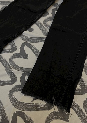 Siyah Kadın Denim Pantolon - Görsel 2