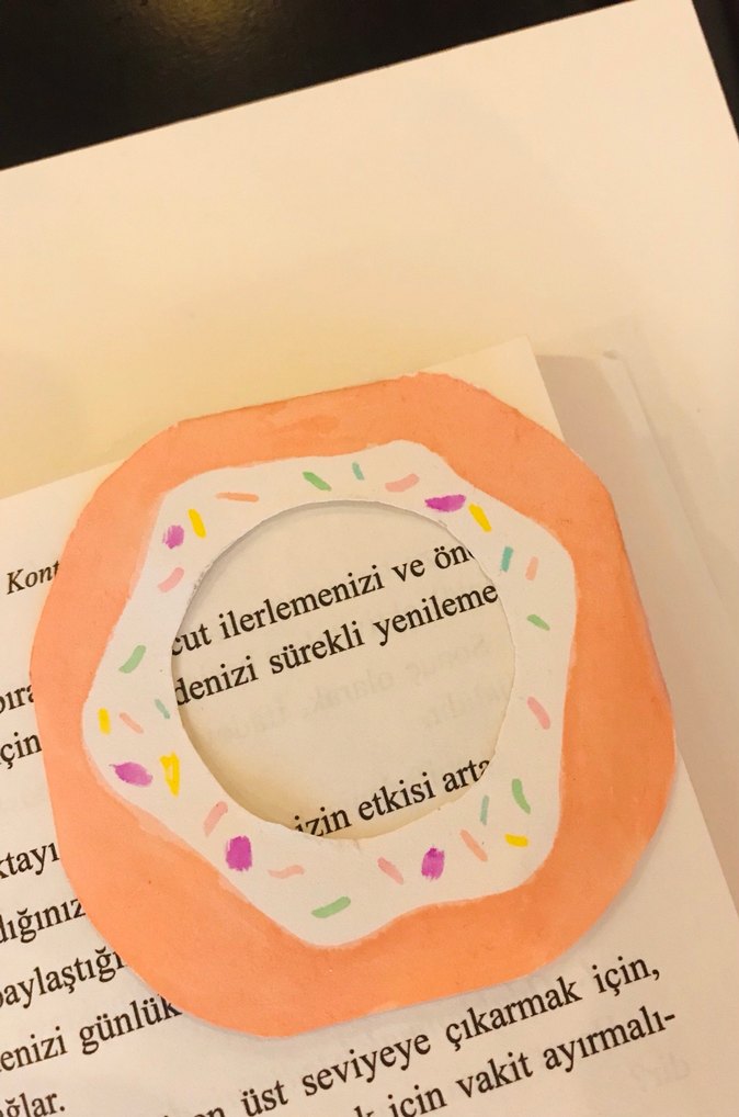 Renkli donat kitap ayraçları - Görsel 3