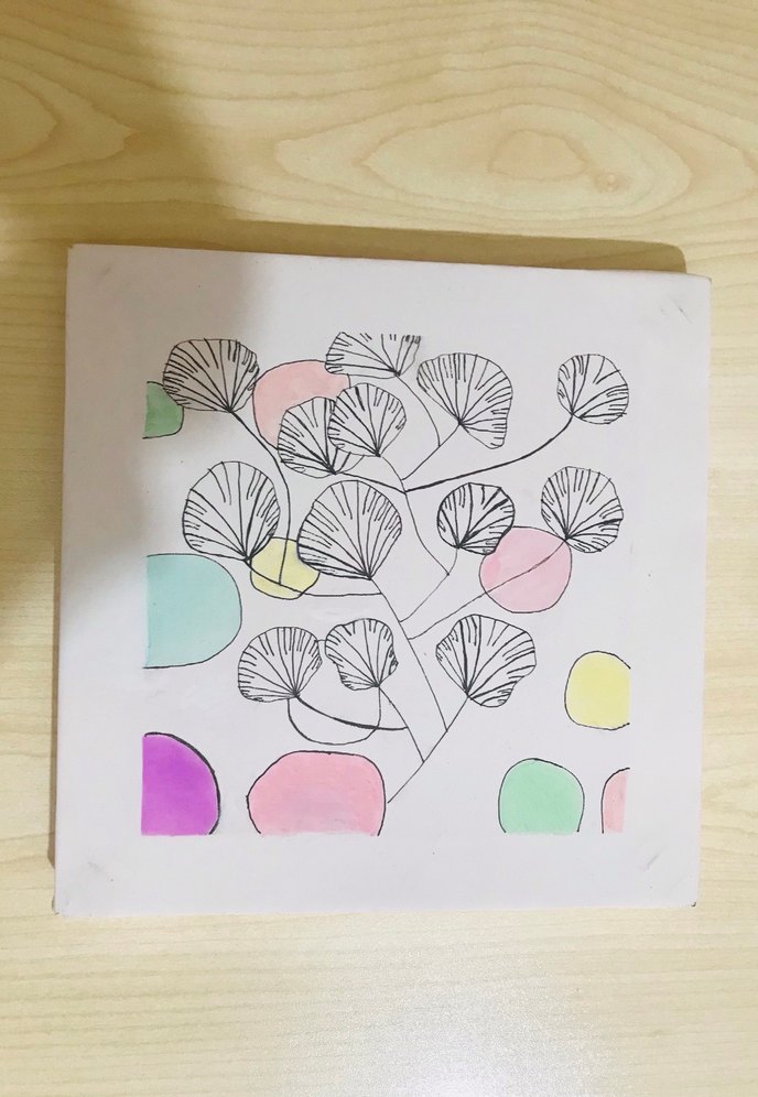 Renkli dekoratif mini tablo - Görsel 2