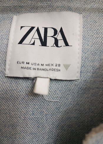 Kadın Mavi Yırtık Denim Ceket - Görsel 4