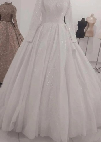 Bordo Uzun Kollu Dökümlü Kadın Kına Elbisesi - Görsel 8