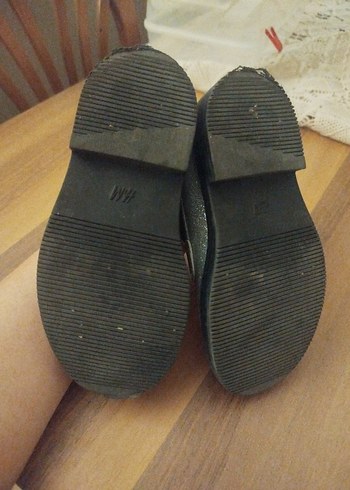 Parlak Gri Kız Çocuk Loafer Ayakkabı h&m 27 numara - Görsel 4