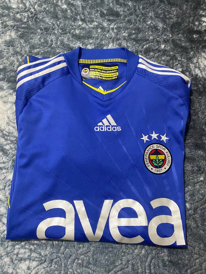 Erkek Mavi Kısa Kollu Fenerbahçe Forma - Görsel 4