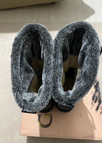 Siyah Platform Topuklu Kadın Botları - Görsel 5