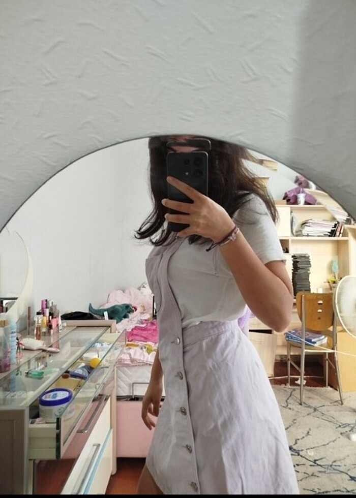 Mor salopet  - Görsel 3