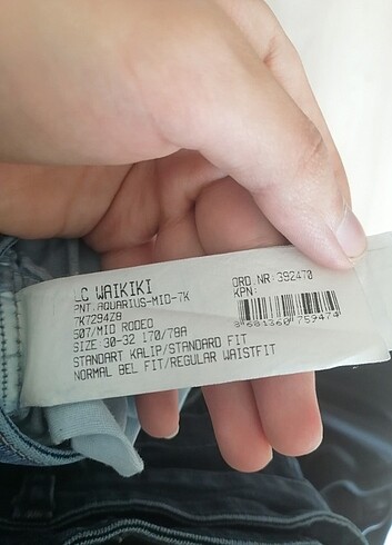 m Beden Açık Mavi M Kot Pantolon