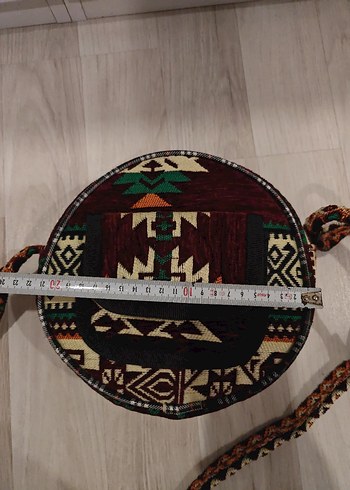 Beden çeşitli Renk Etnik Desenli Bohem Kadın Çanta