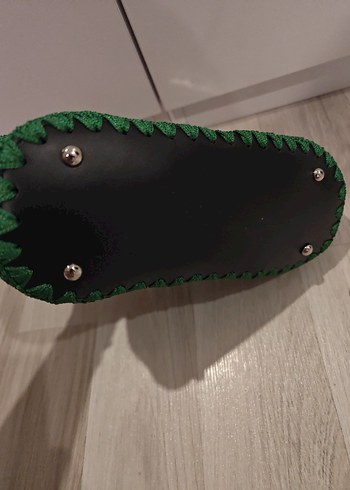Diğer Vintage Yeşil Örgü el emeği Çanta