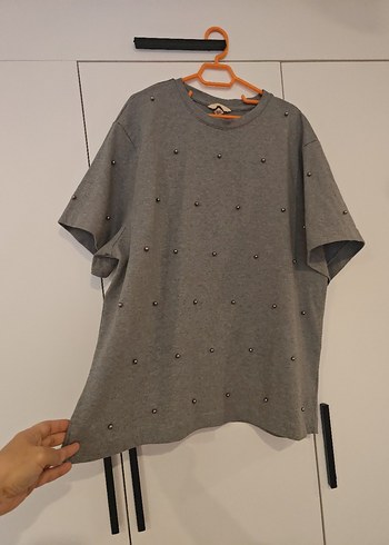 xl Beden H&M boncuklu tişört