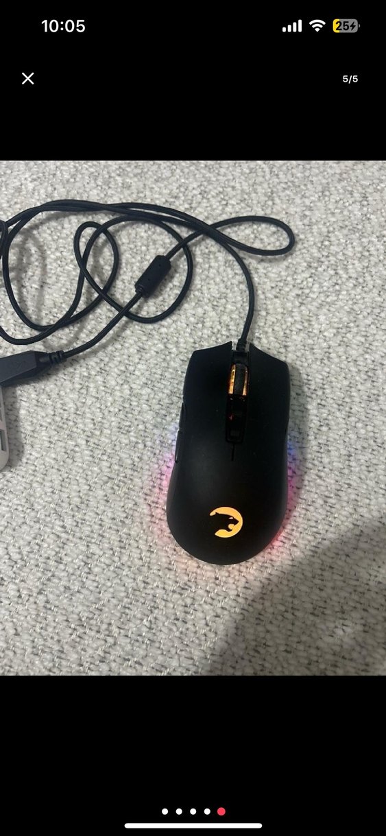 RGB Işıklı Kablolu Çok Renkli Mouse - Görsel 3