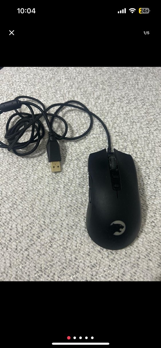 RGB Işıklı Kablolu Çok Renkli Mouse - Görsel 4