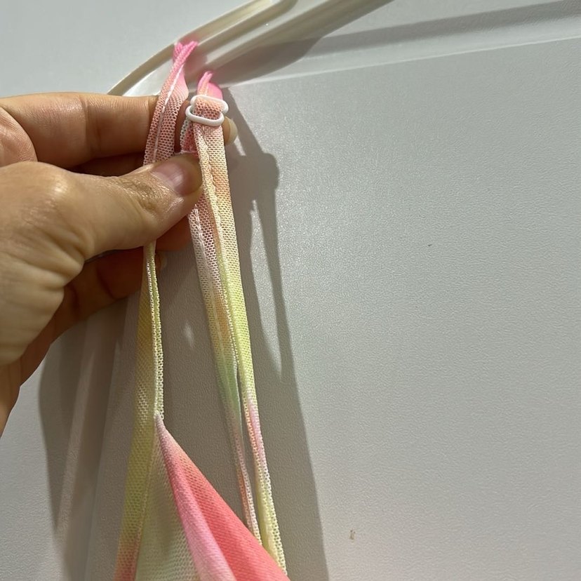 Pastel Renkli Drapeli mini Askılı Elbise - Görsel 2