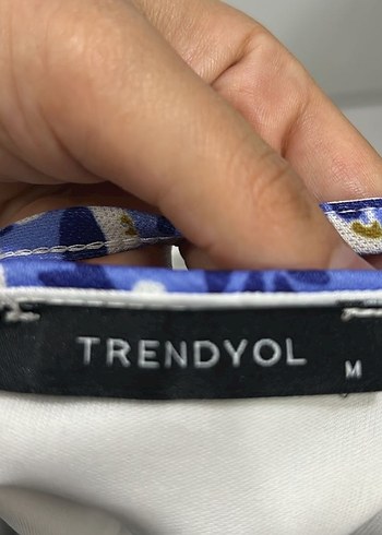 Mavi Çiçekli Midi Strappy Elbise - Görsel 4