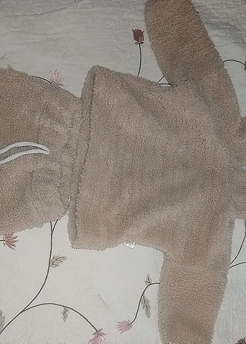 Kahverengi Peluş Bebek Tulum Takımı - Görsel 2