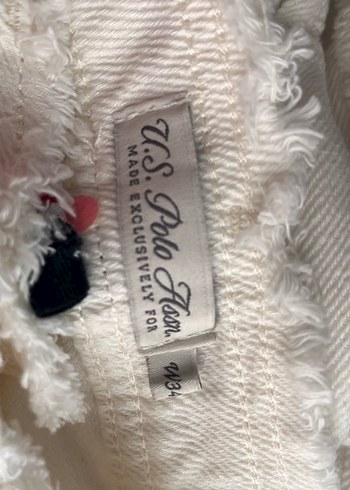 Beyaz Kadın Midi Boy Pamuklu Jean - Görsel 3