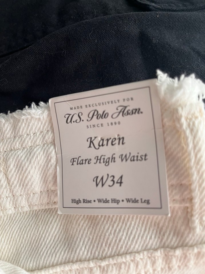 Beyaz Kadın Midi Boy Pamuklu Jean - Görsel 4