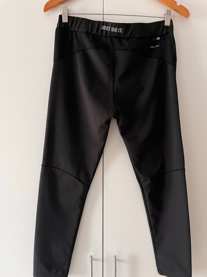 Siyah Fermuarlı Spor Tayt - Görsel 2