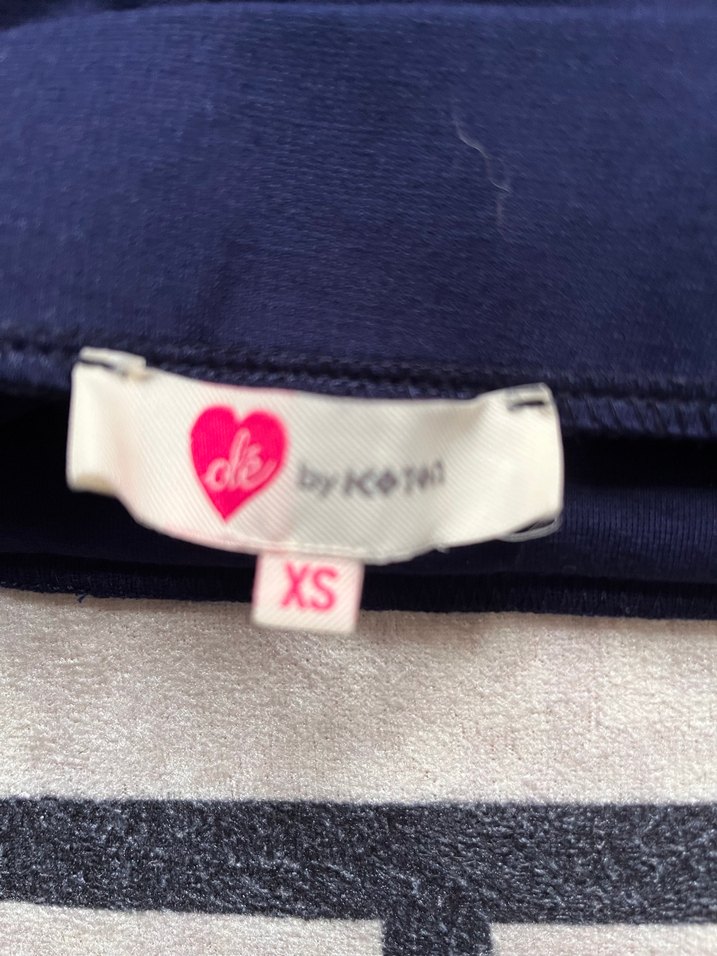 Lacivert Drapeli Midi Kalem Etek - Görsel 3