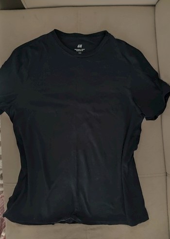 H&M Siyah Basic Tisort