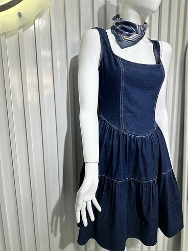 Diğer Denim kot elbise