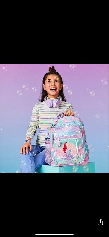 Smiggle kız çocuk okul çantası