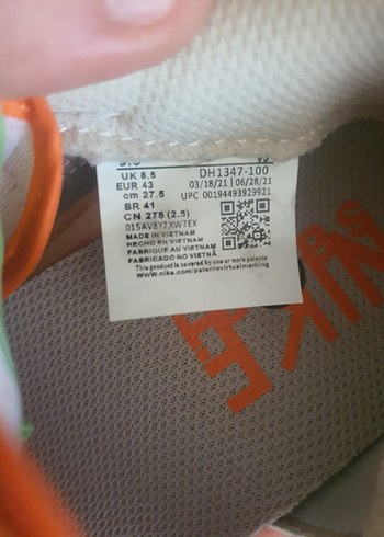 43 Beden çeşitli Renk Nike Erkek Spor Ayakkabı